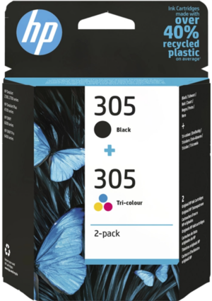 HP 305 2-Pack 120/100 pagina´s (Origineel)
