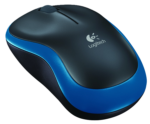 Logitech M185 Wireless Optical blauw-zwart