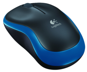 Logitech M185 Wireless Optical blauw-zwart