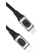 Yanec USB-C naar USB-C laad- en datakabel 1m nylon (100W)