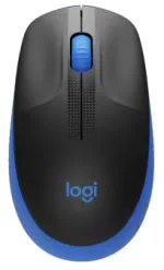 Logitech M190 Wireless Optical Retail Zwart/Blauw